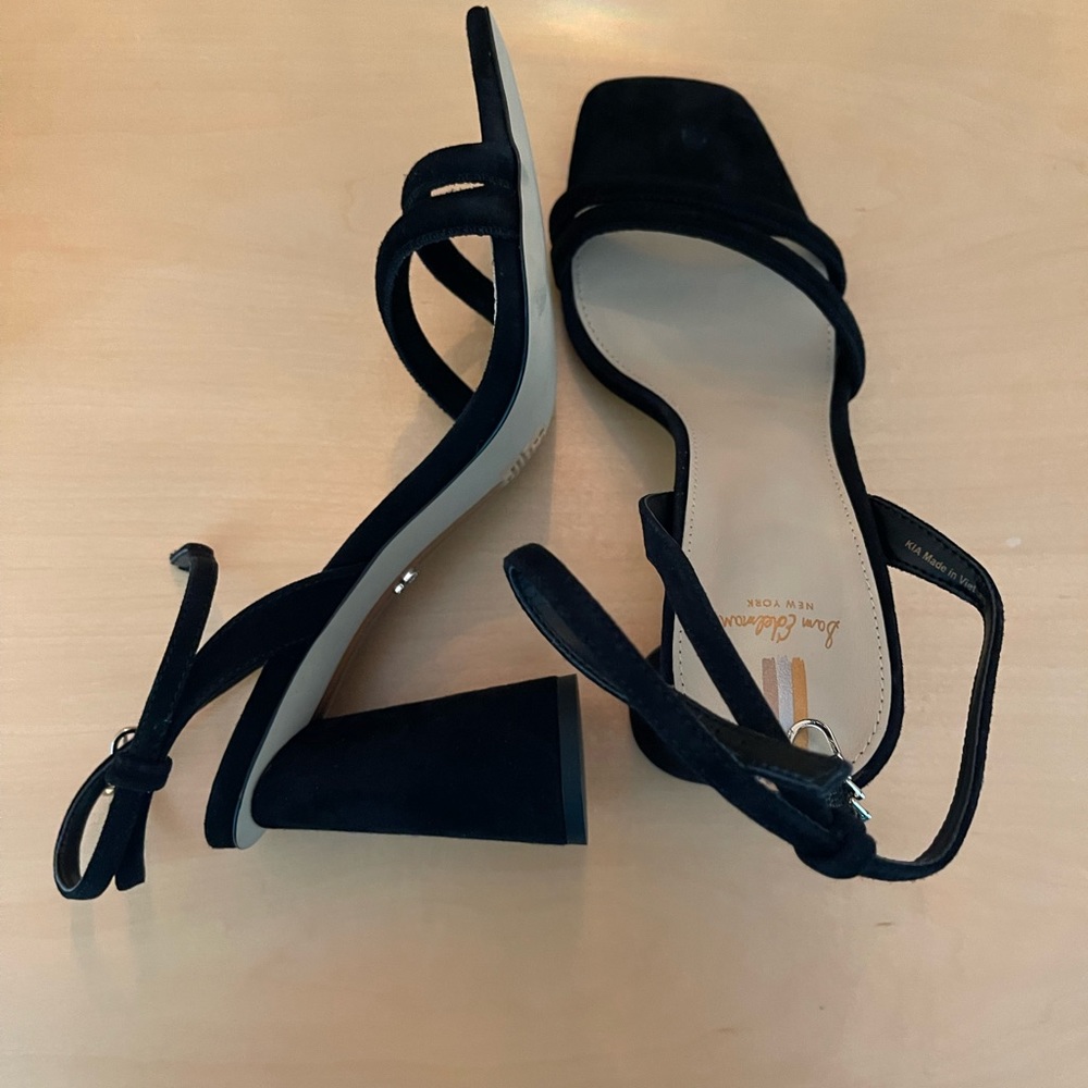 SAM EDELMAN NEW BLACK SUEDE